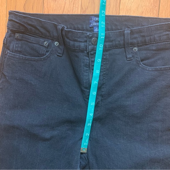 J. Crew mid-rise, flare crop, size 31, black - Picture 6 of 7